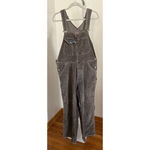 Vintage Rock Gray Corduroy Reactor Cyber Punk Goth Rock Grunge Overalls Y2K M